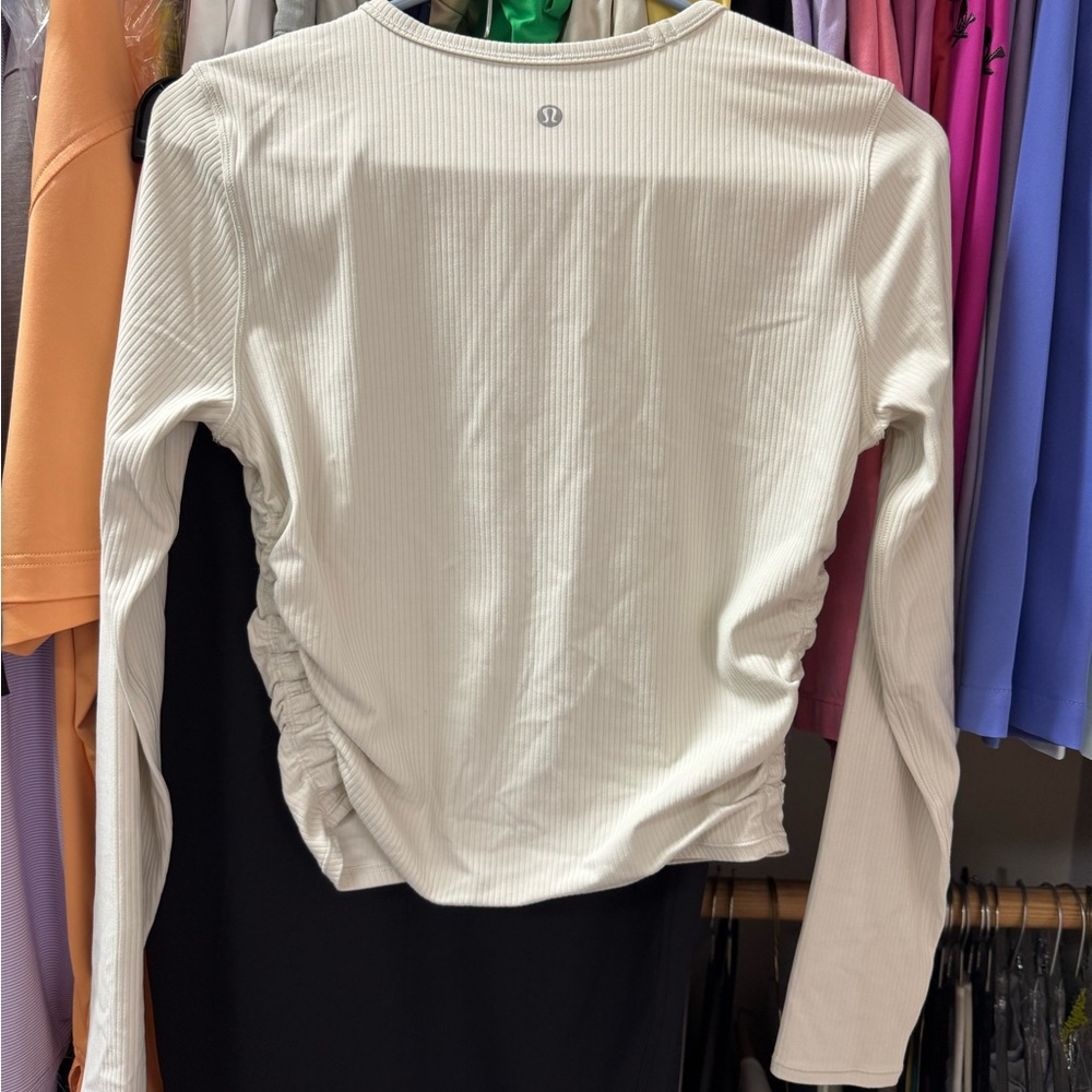 Lulu lemon Cream Long Sleeve Top